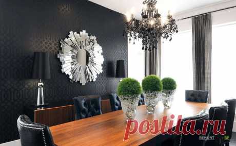 Красивые обои: фото в интерьере гостиной, спальни, ванной и детской