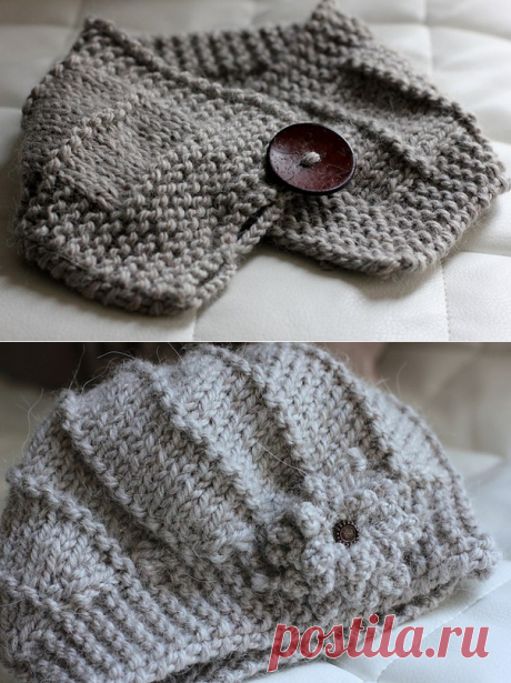 Шапочка и шарфик для мамы и дочки