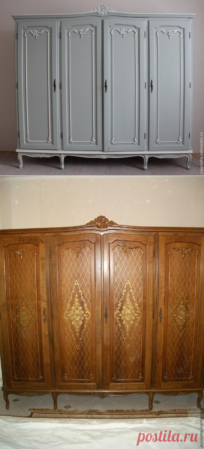 Реставрируем старый шкаф