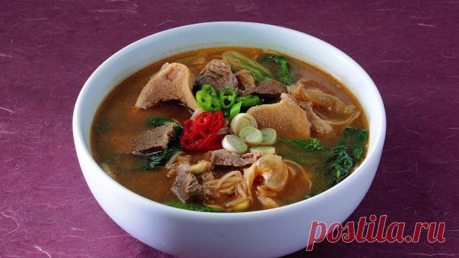 Французский мясной суп 