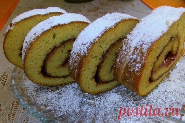 Рулет «Проще простого» - Простые рецепты Овкусе.ру