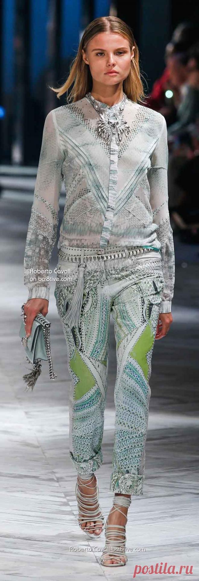 Roberto Cavalli Spring 2014 Milan