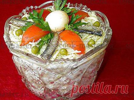 Салат со шпротами - рецепт приготовления с фото / COOK-MASTER.RU