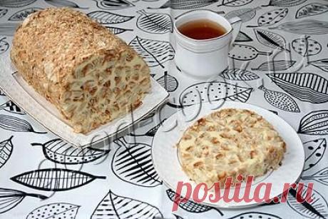 Хорошая кухня - торт "Наполеон" в виде полена. Кулинарная книга рецептов. Салаты, выпечка.