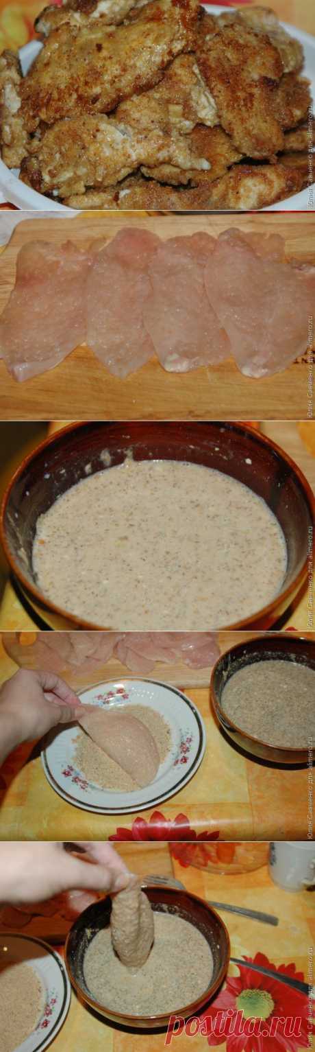 Куриные отбивные в сырном кляре | Банк кулинарных рецептов