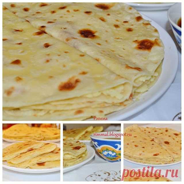 Кыстыбый (татарские лепешки с начинкой) . Автор: Римма Лычаева