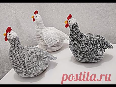 GALINHA DA ANGOLA EM CROCHÊ (Galinha-d'angola)  - VEJA COMO FAZER O PASSO A PASSO!!! - YouTube