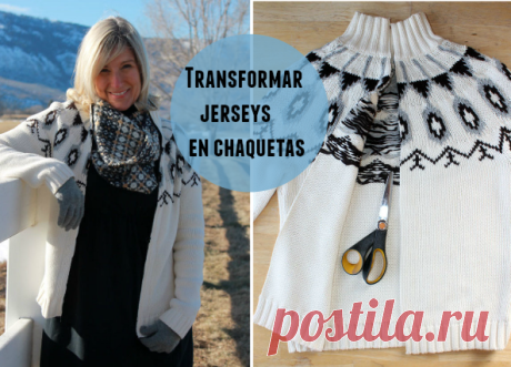 Transformación de Jersey a chaqueta 2 tutoriales - enrHedando