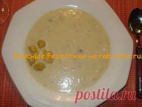Молочный суп пюре с беконом. Рецепты супов с фото. | Вкусные Рецептики