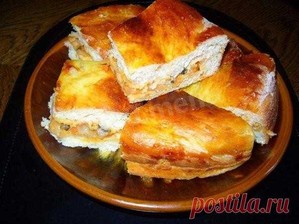 Дрожжевые пироги с мясом капустой и грибами рецепт с фото - 1000.menu