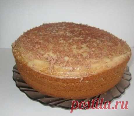 Торт «Рыжик», приготовленный в мультиварке
