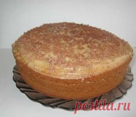 Торт «Рыжик», приготовленный в мультиварке
