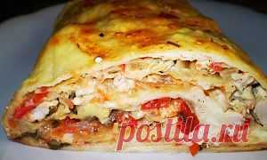 Рулет «А-ля лазанья!» | Простые и вкусные рецепты