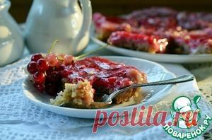 Овсяные квадратики со смородиной