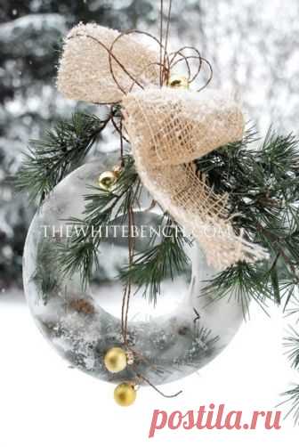 Ледяные венки к Новому году