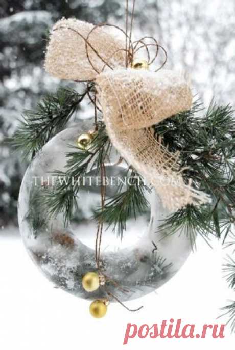 Ледяные венки к Новому году