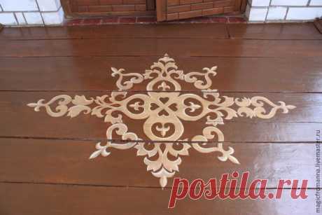 Расписываем старое крылечко - вдохновляемся!