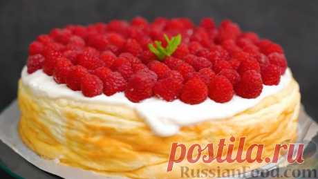 Рецепт: Творожная запеканка с малиной (без муки и масла) на RussianFood.com