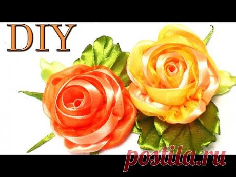 Роза канзаши | Цветы канзаши новинки