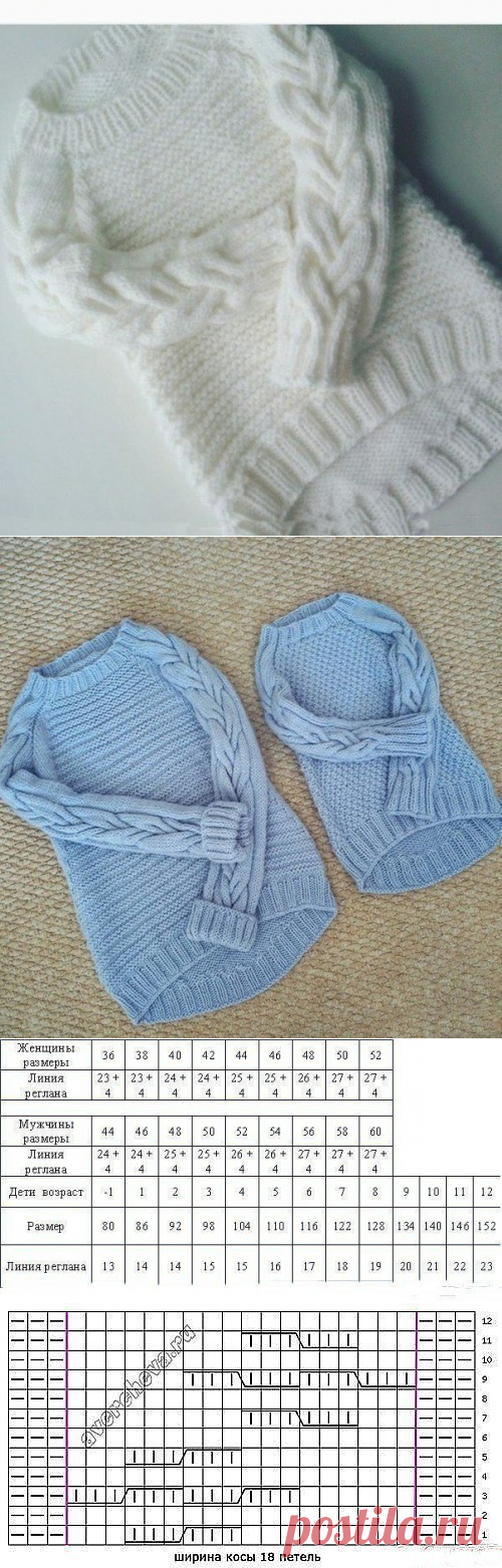 Красивый пуловер