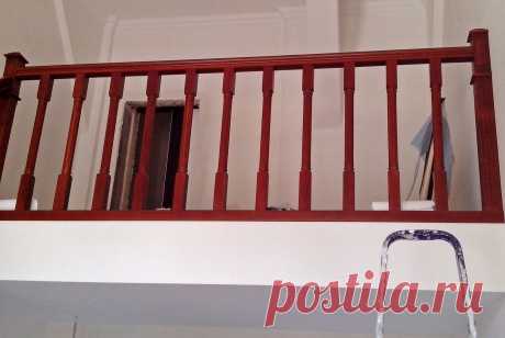 Лестница и ограждения из дерева
