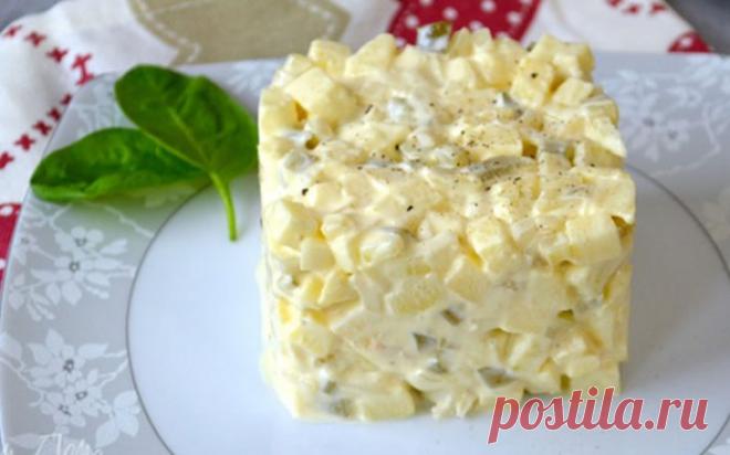 Салат по-польски (Быстрая закуска к мясу)