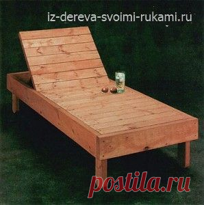 Как сделать для дачи лежак, шезлонг и качели своими руками