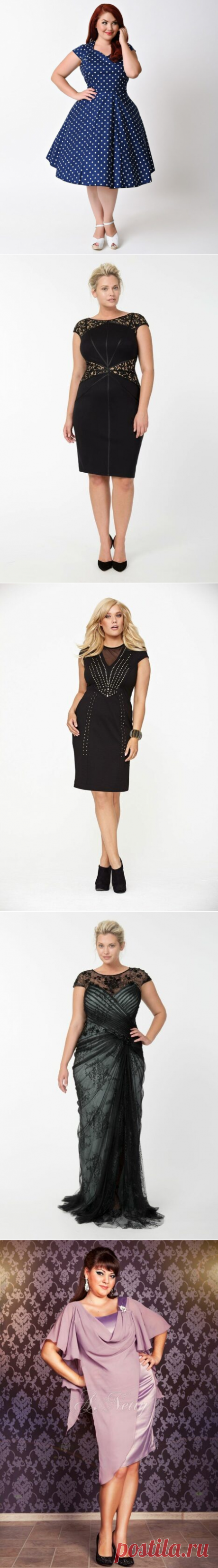 Вечерние платья для полных красавиц / Все для женщины