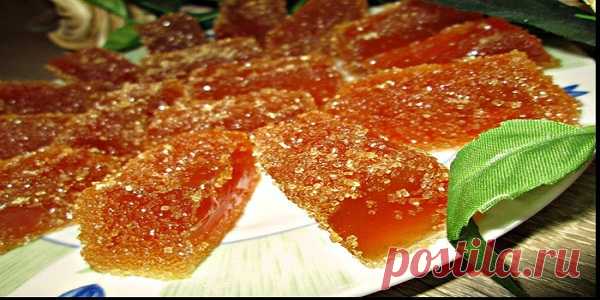 ФРУКТОВЫЙ МАРМЕЛАД Нехлопотный, но очень вкусный рецепт! Порадуйте себя и близких натуральной вкусняшкой!))