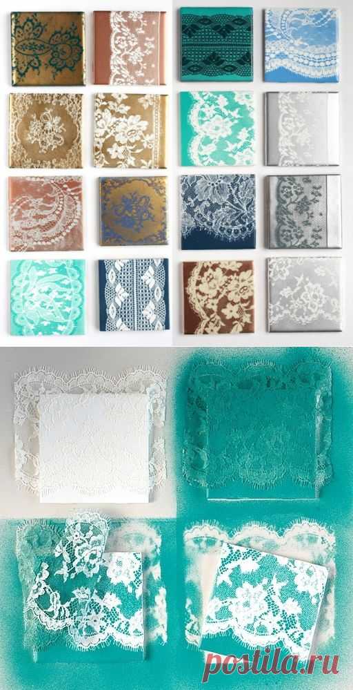 Кружевная плитка (Diy) / Декор стен / ВТОРАЯ УЛИЦА