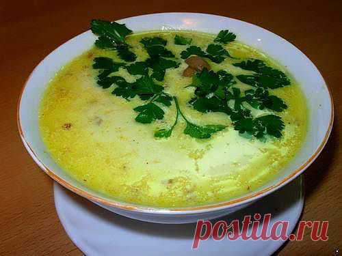Сырный суп с шампиньонами - СУПЫ - РЕЦЕПТЫ - ВкусноВсё