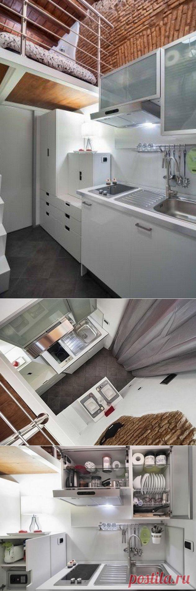 Комфорт на 7-ми квадратных метрах: дизайнерский проект Marco Pierazzi