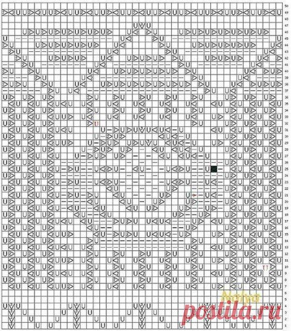 Ажурная летняя туника крючком, схемы