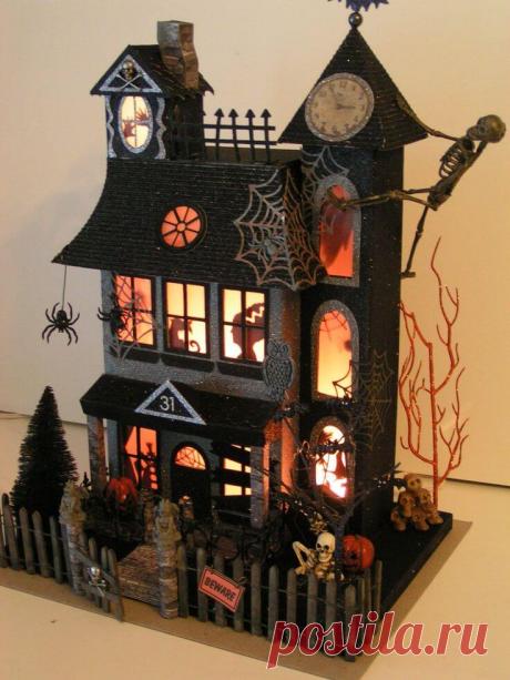Диорамные интерьерные композиции на Хэллоуин - Planetalsad