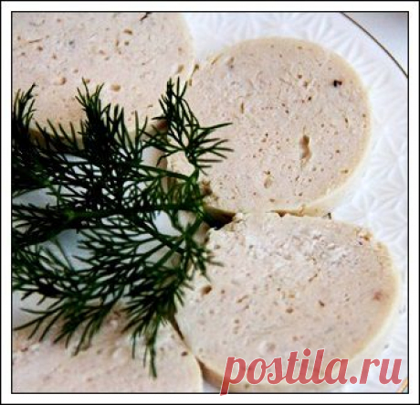 Домашняя куриная колбаса