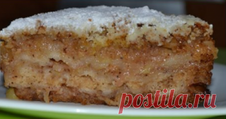 Самый вкусный яблочный пирог «Домашний»