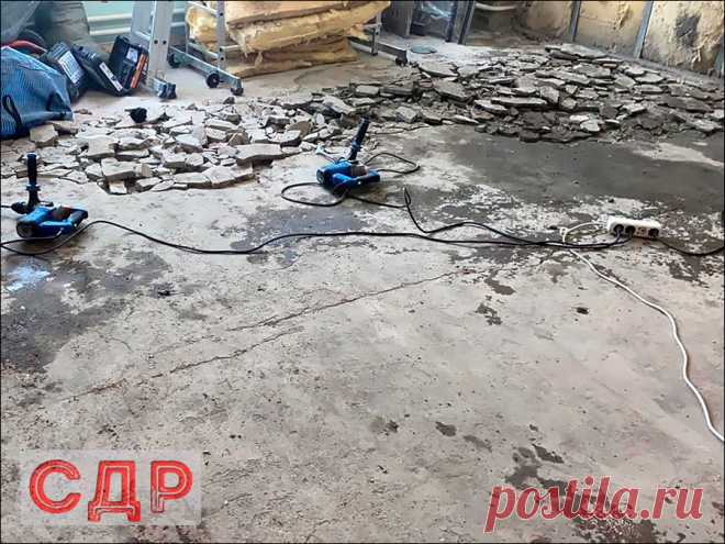 Демонтаж бетонной стяжки в Зеленограде | Компания Москва МО