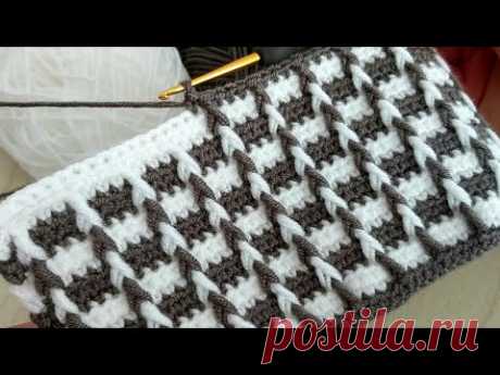 Amazing Easy 3D Crochet Knitting Pattern -  Tığ işi bu modele bayılacaksınız