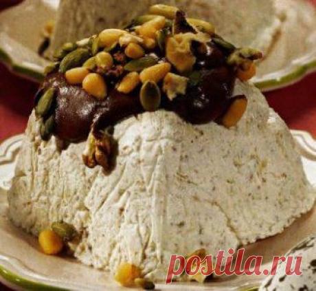 Пасха с шоколадом и орешками . Рецепт