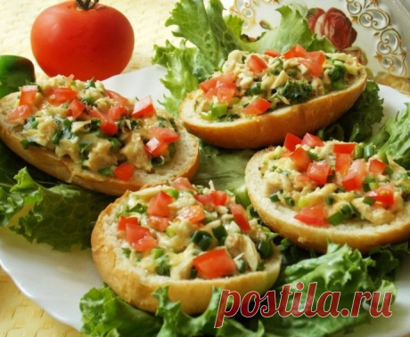 Горячие бутерброды с курицей