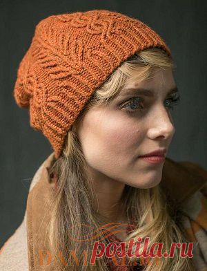 Вязаная шапка «Tree Boughs & Trails» | DAMские PALьчики. ru