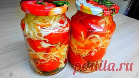 ХИТ СЕЗОНА ПОМИДОРЫ С КАПУСТОЙ НА ЗИМУ