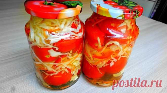 ХИТ СЕЗОНА ПОМИДОРЫ С КАПУСТОЙ НА ЗИМУ