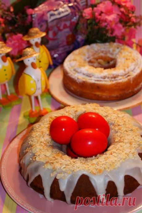 Быстрый вкуснейший итальянский Пасхальный кулич без дрожжей