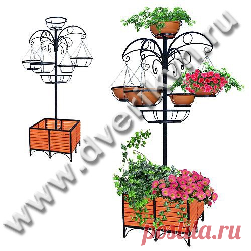 Подставки для цветов на улице — Футуристично