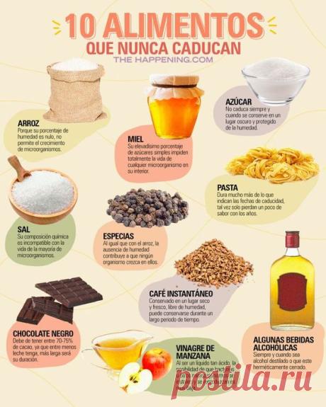10 alimentos que no caducan