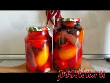 ВЫ ОБАЛДЕЕТЕ КАК ЭТО ВКУСНО//СЛОВАМИ НЕ ПЕРЕДАТЬ// НЕЖНЫЕ ПОМИДОРЫ НА ЗИМУ!!!