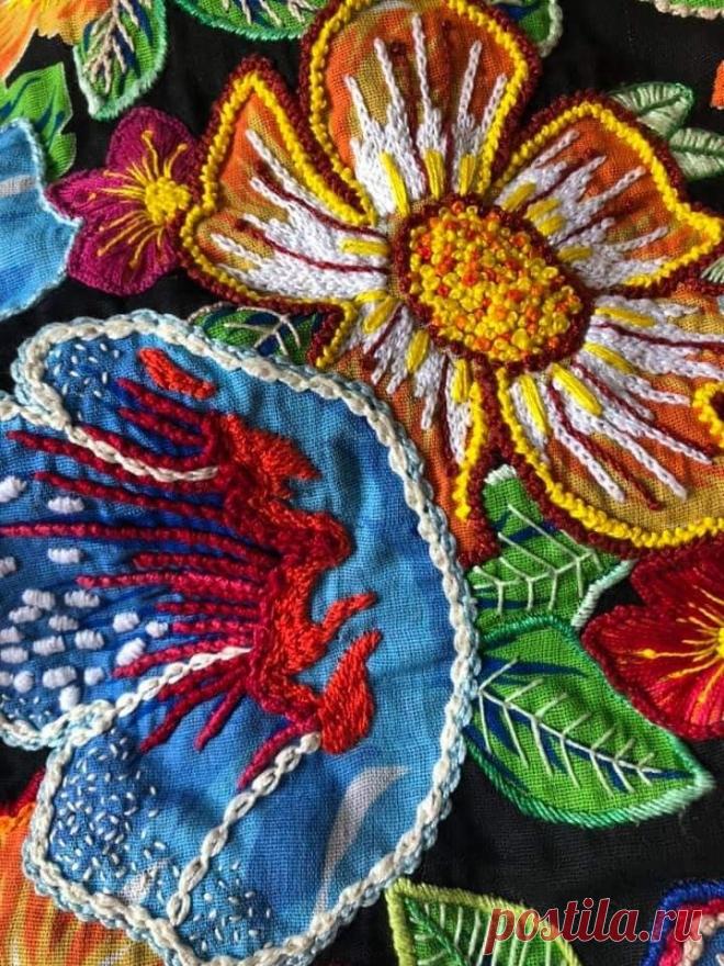 Пин на доске Bordado na chita