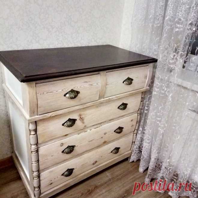 Купила страшный комод на блошином рынке за 500 р. и сделала из него красавца | Oikodomeo | Яндекс Дзен
