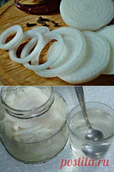 Лук маринованный для шашлыка, салатов, сэндвичей. Рецепт с фото. Пошаговые фотографии. Gurmel
